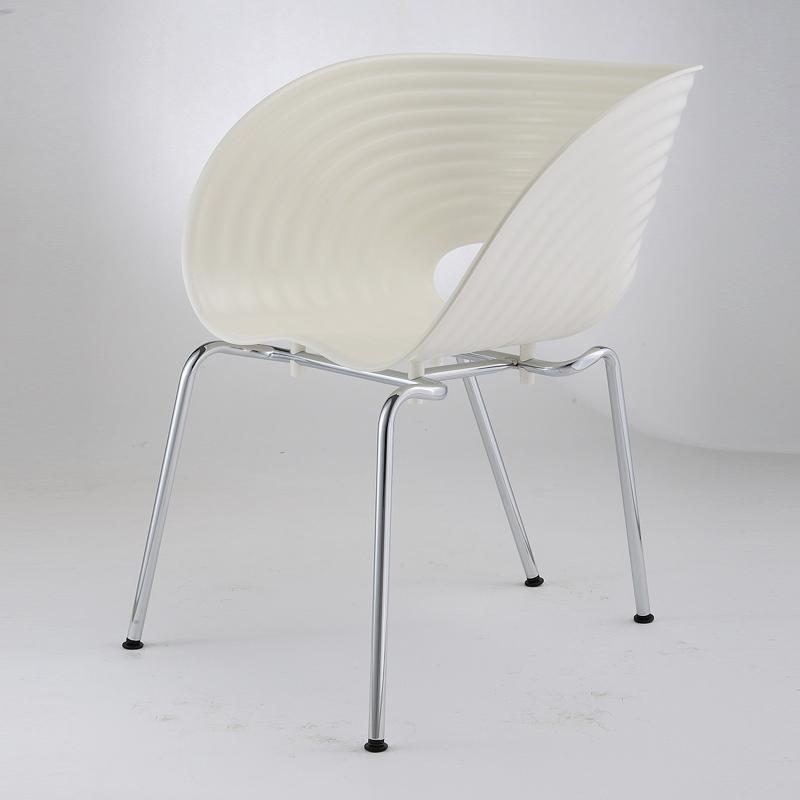 Hot Sale Replica White Plastic Tom Vac Dining Chair by Ron Arad 2