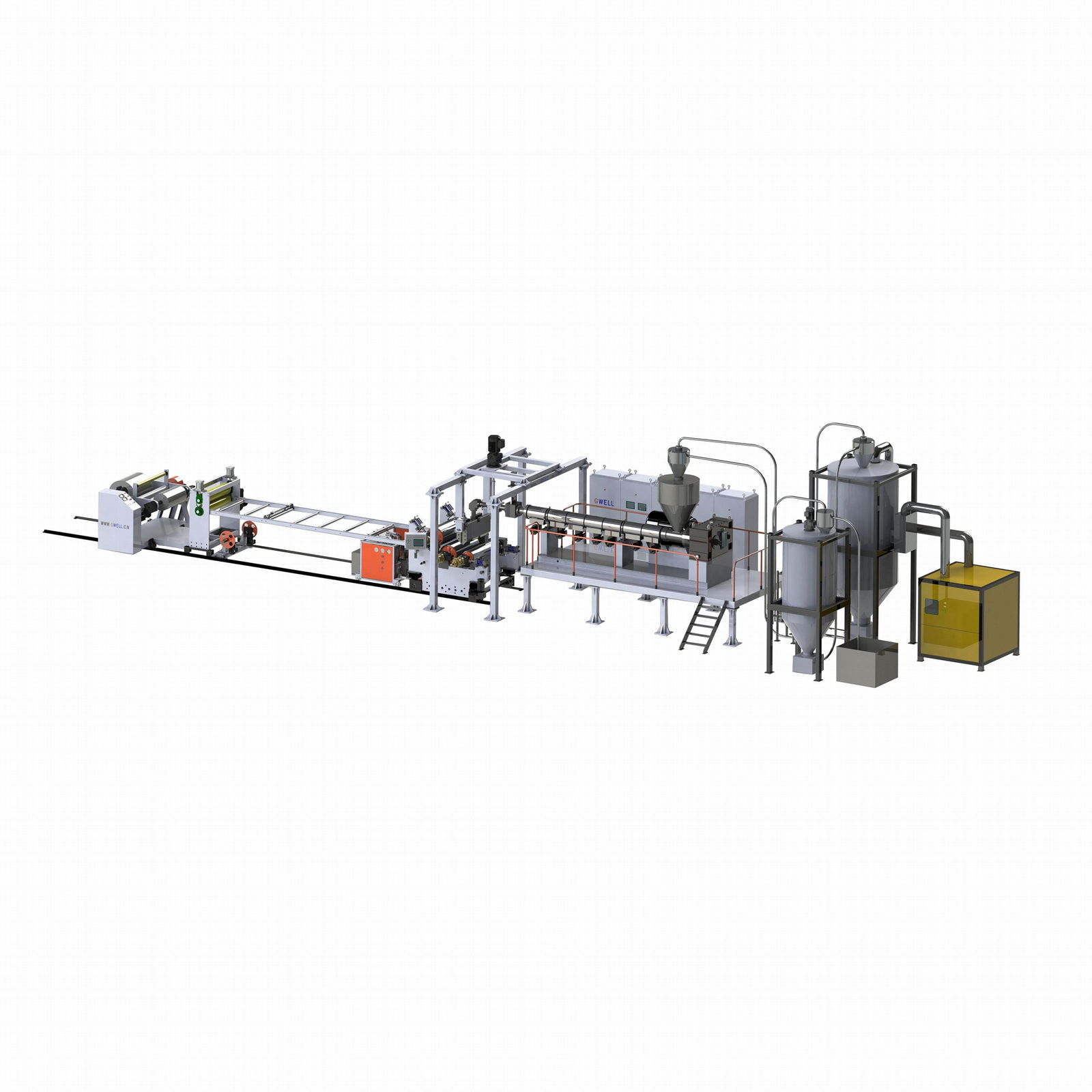 PET sheet extrusion line