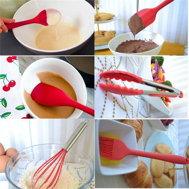 High Quality Heat Resistant Silicone Kitchen Utensils 4