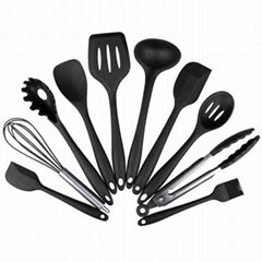 Eco-friendly Non Stick Silicone Kitchen Cooking Utensils Set