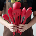 Eco-friendly Non Stick Silicone Kitchen Cooking Utensils Set 2