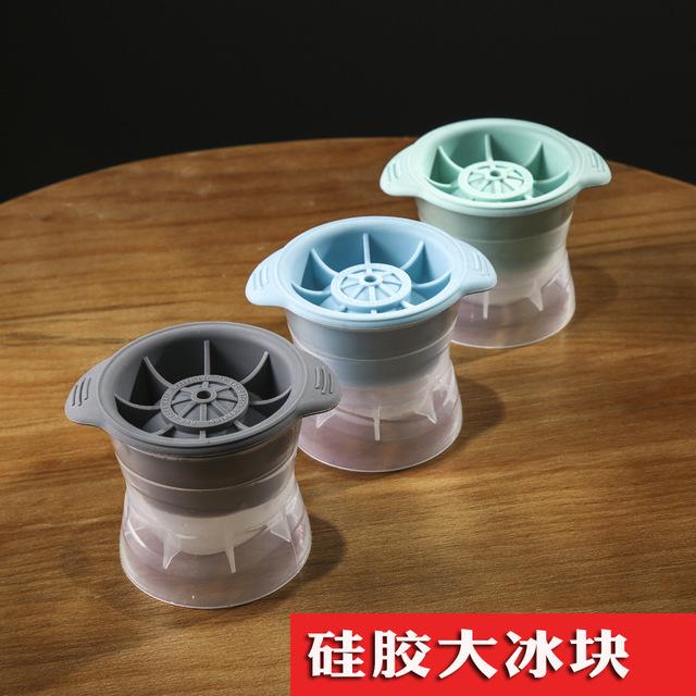 New Design Round Food Grade Silicone Ice Ball Maker Mold 5