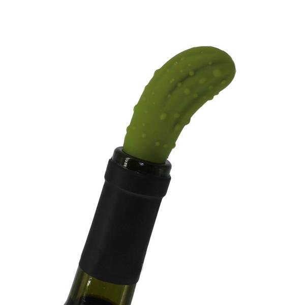 Hot Selling Cucumber Shape Wine Bottle Silicone Stopper