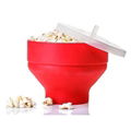 Wholesale Custom Reuseable Popcorn Container Silicone Bowl