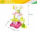 Hot sale kids cleaning set house keeping toy cleaner with vacuum 2