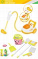 Hot sale kids cleaning set house keeping toy cleaner with vacuum 3