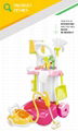 Hot sale kids cleaning set house keeping toy cleaner with vacuum 4