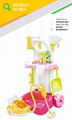 Hot sale kids cleaning set house keeping toy cleaner with vacuum