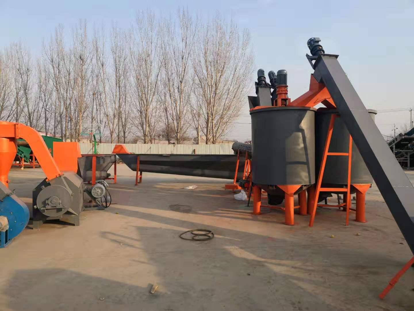 Chinese high efficiency plastic scrap waste PET bottle recycling machine