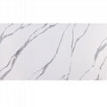 Calacatta white for countertop from Shandong artificial quartz slabs  2