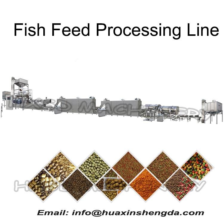 Fish Feed Floating Sinking Processing Line