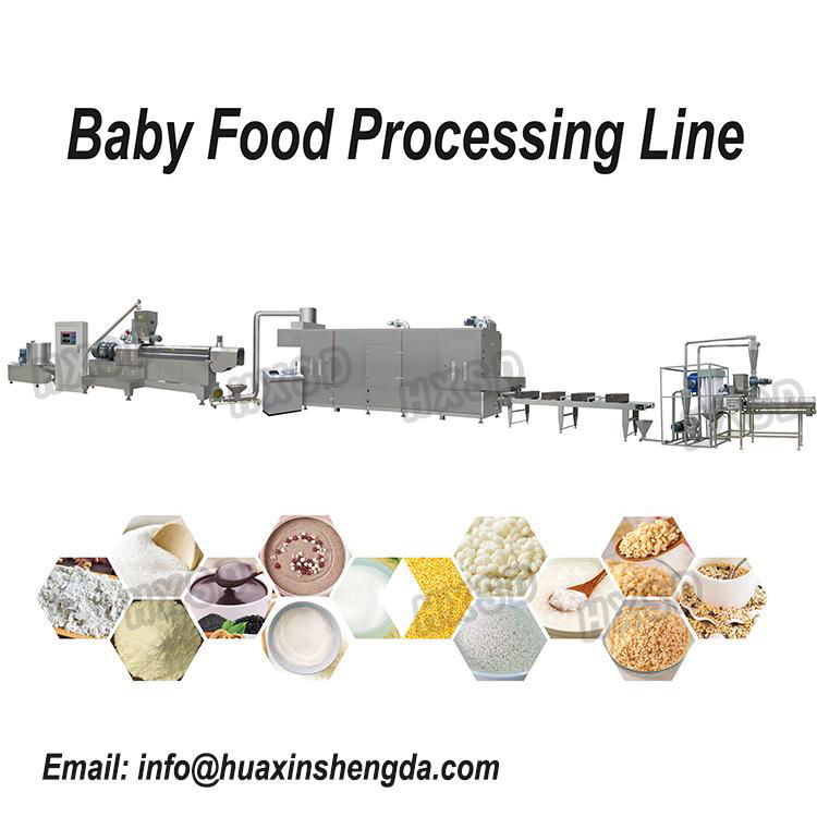 baby food making line production equipment