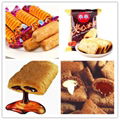 Automatic Chocolate Core Filled Puff Snack Food Extruder Machine