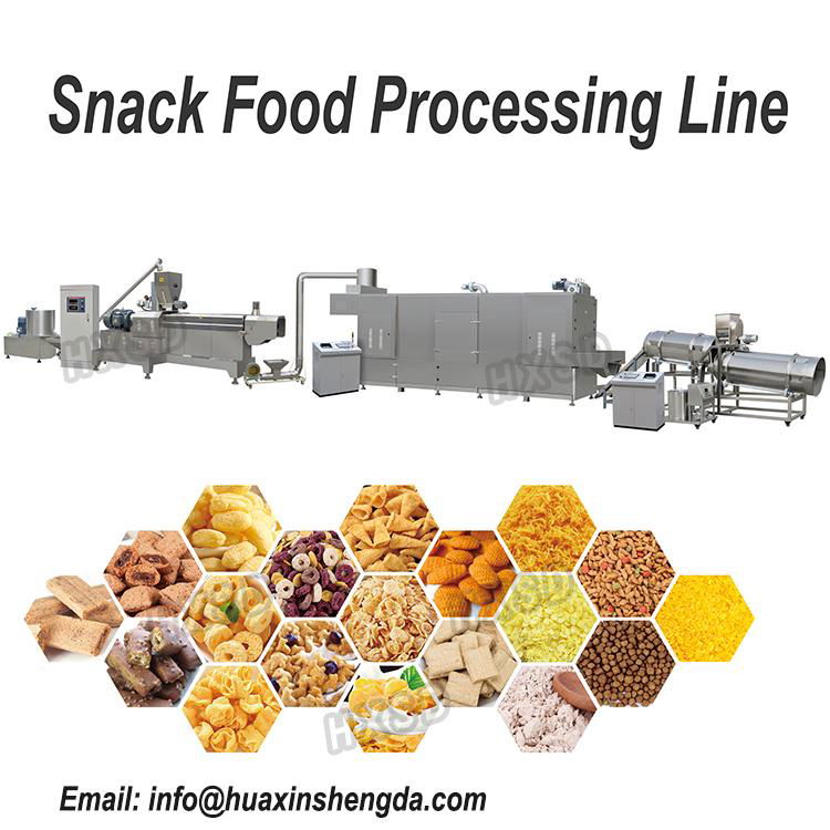 High Quality Corn Puff Snacks Food Extrusion Machinery