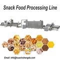 Corn Curls Cheese Ball Puff Snacks Processing Extruder