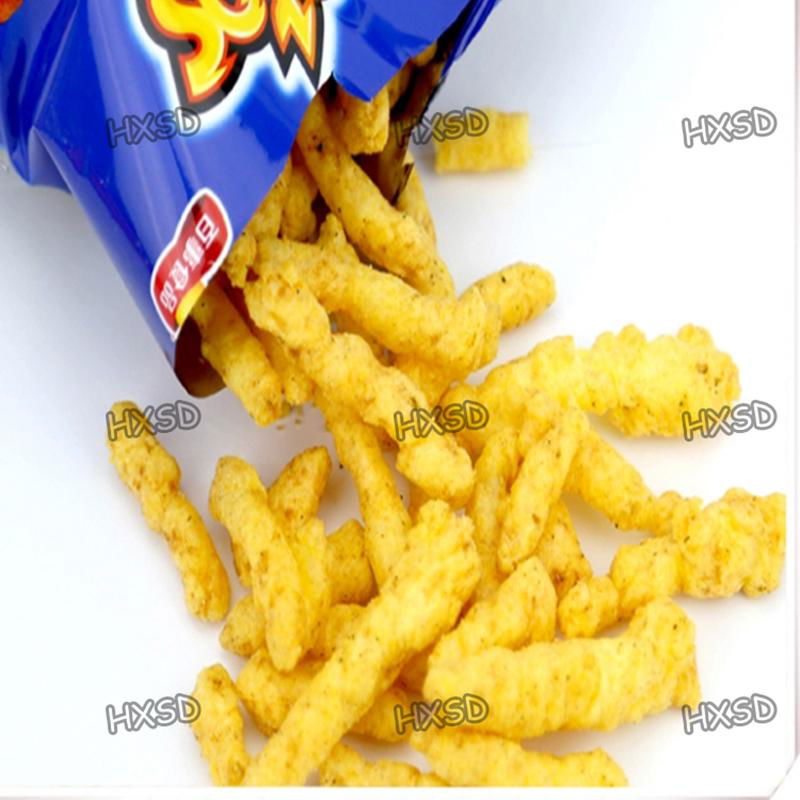 Baked Fried Type Cheetos Kurkures Nik Nakes Corn Curls Processing Line 3