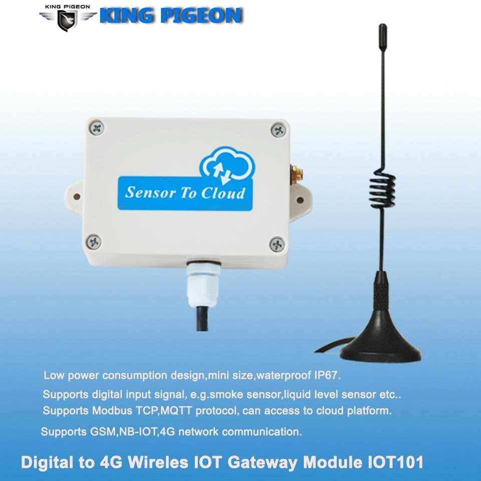 RS485 TTL RS232 to 4G wireless IoT gateway module IoT100 support MQTT Modbus 2