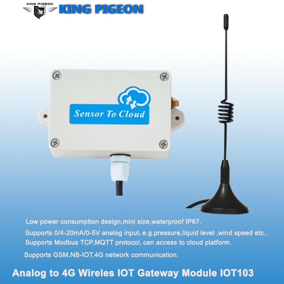 RS485 TTL RS232 to 4G wireless IoT gateway module IoT100 support MQTT Modbus 5