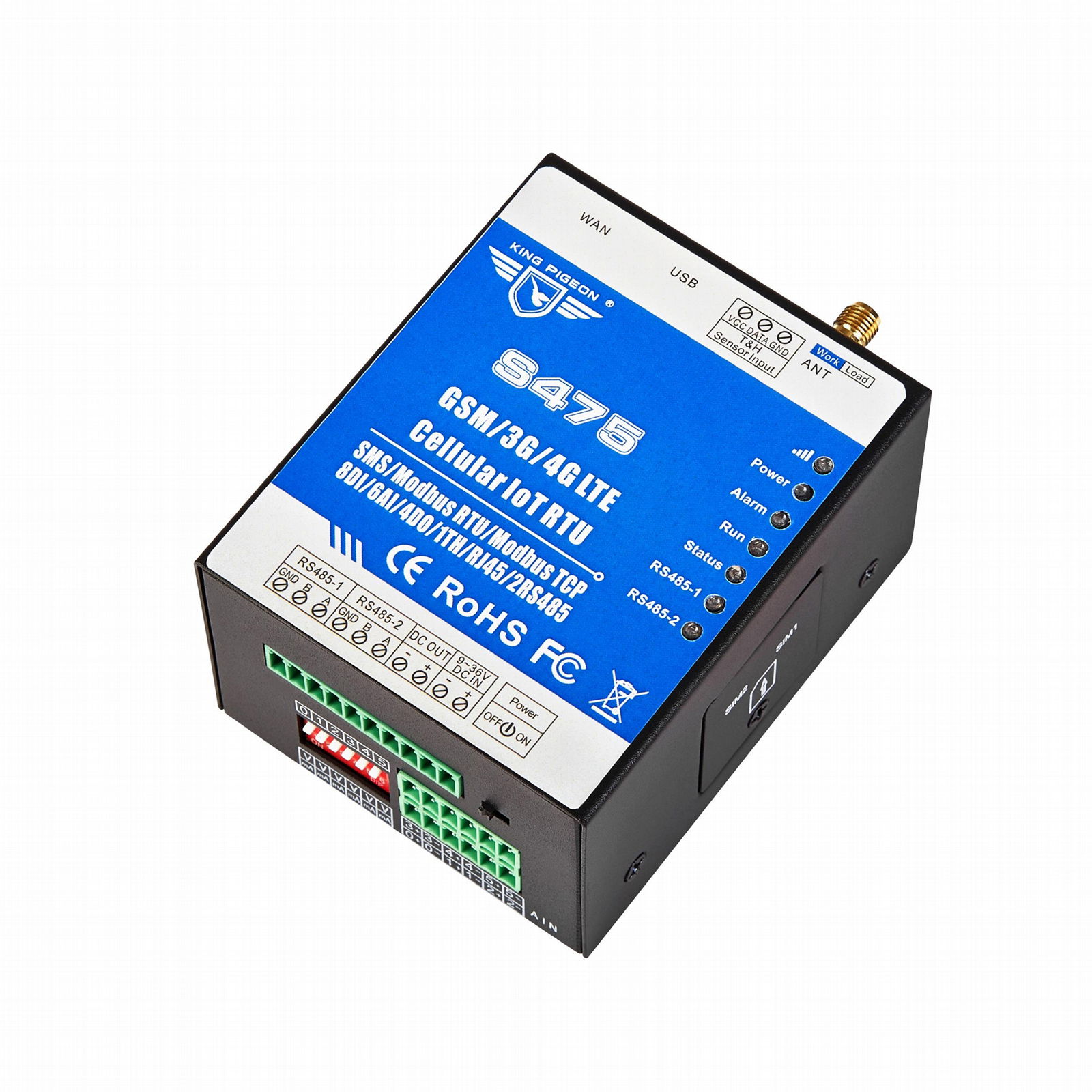 GSM 3G 4G LTE Cellular IoT Gateway can be used in a variety of industrial automa 3