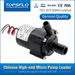 12V or 24V Brushless DC small battery operated water pump