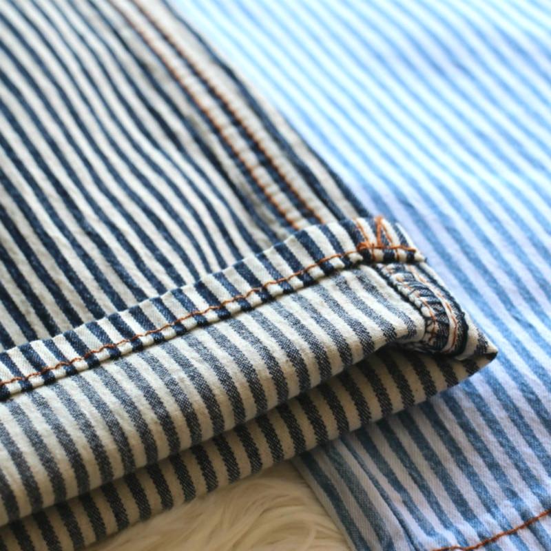 Light Weight Cotton Spandex Stripe Twill   2