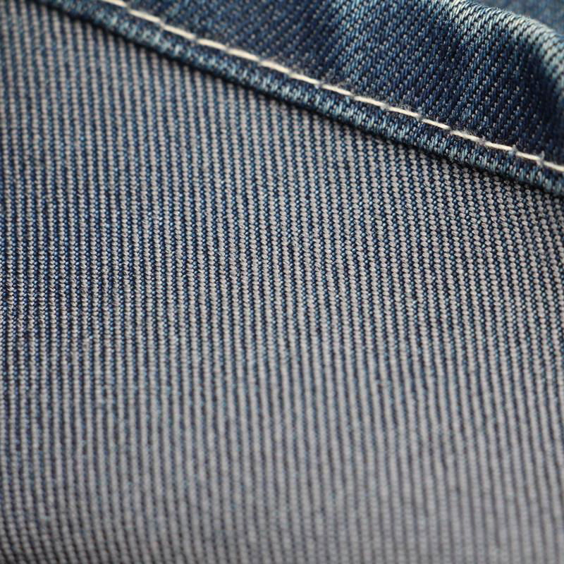 Cotton Polyester Denim Fabric  recycled fiber textile
