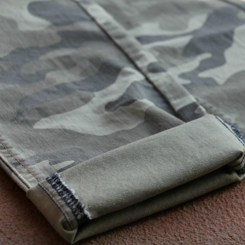 Camo Print Denim Twill Fabric  Camo Print Denim Twill 