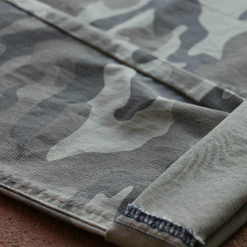 Camo Print Denim Twill Fabric  Camo Print Denim Twill  2