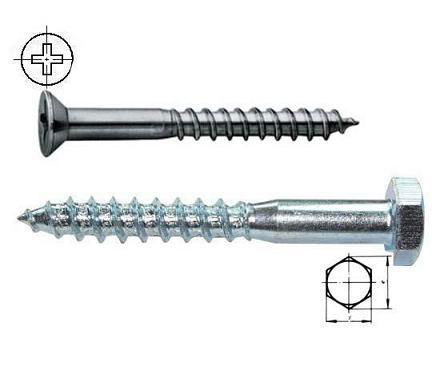 high tension Fasteners OEM full size wood screw din7997/571