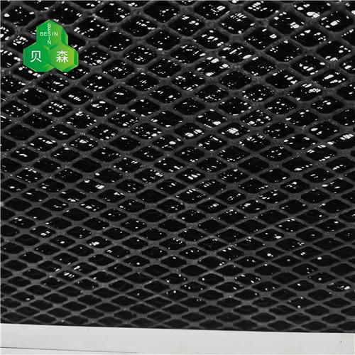苏州贝森活性炭铝箔网与菱形铝网复合基材除甲醛过滤网 4