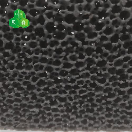 蘇州貝森發泡陶瓷高效除甲醛活性炭過濾網 2