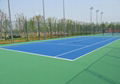 湖南长沙室外球场地板篮球场地板网球场地板施工 3