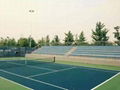 湖南常德硅PU网球场沥青基础施工 5