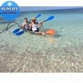 SUNLIFE stable Clear kayak transparent with paddles and seats and balance system