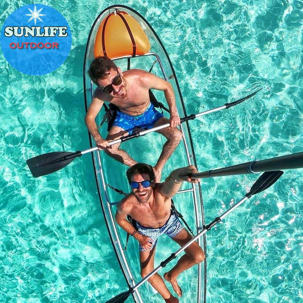 ISO and CE Certificate Approved Sun Life inflatable transparent boat 2