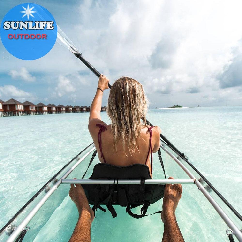 ISO and CE Certificate Approved Sun Life inflatable transparent boat 5