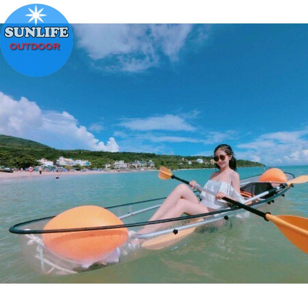 CE Certificate Sun Life Double seats Durable PC Plastic Kayak