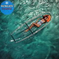 Double seats Durable Transparent clear Kayak paddle board and clear canoes