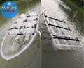 SUNLIFE Best Seller Transparent clear boat with 6 seats 4