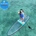 New Geranation stand up paddle board made of polycarbonate clear SUP board