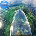 Durable and safety clear SUP board transparent surfboard with paddle
