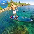 Wholesale high quality clear paddle board PC SUP board with 100% transparency 3