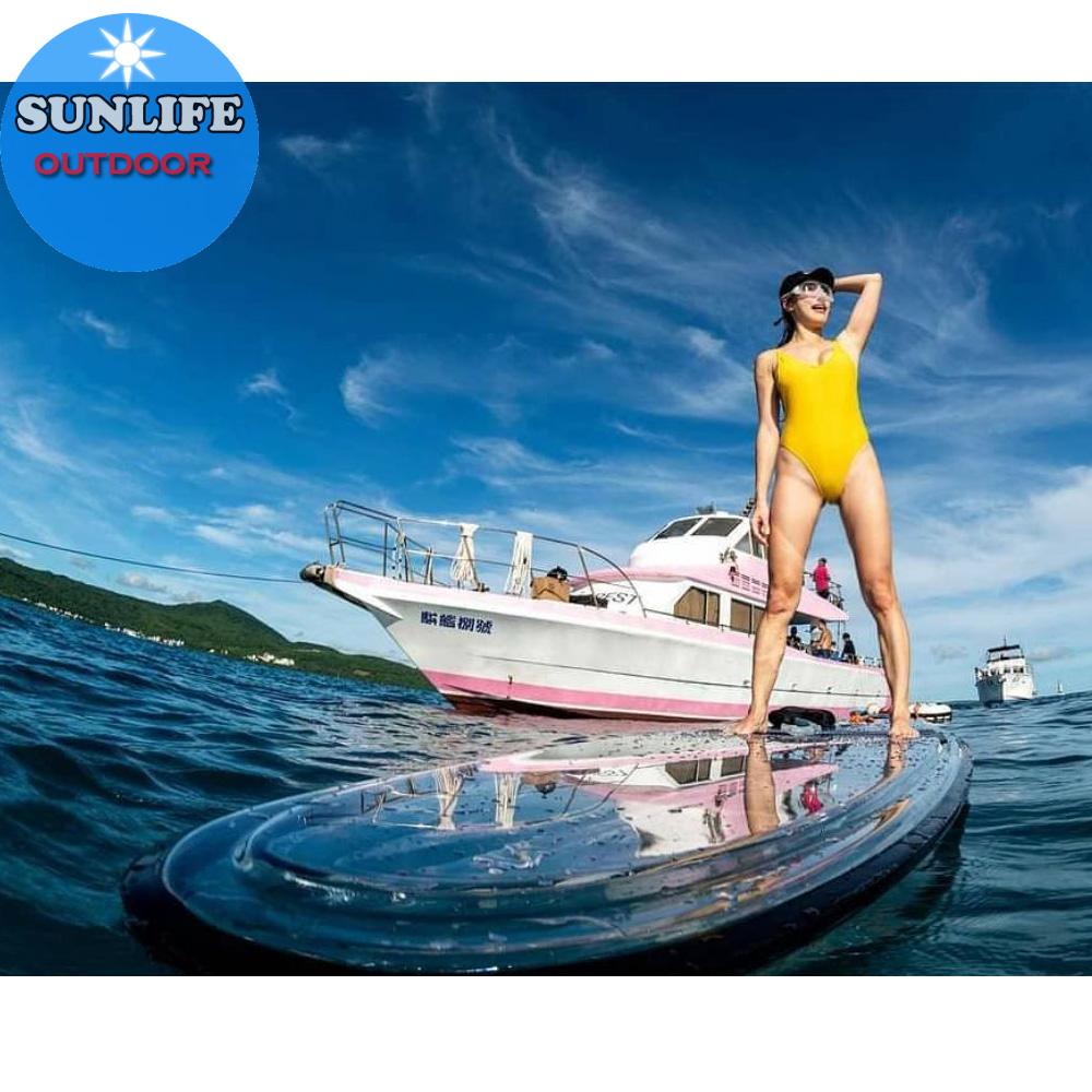 Hot Sale Paddle Board Not Inflatable Standup Isup Transparent Clear