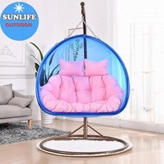 Clear Double Seats Bubble Hanging Chair
