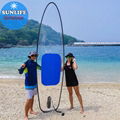 Crystal board seethrough clear bottom SUP transparent paddle 