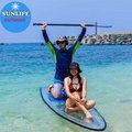 Crystal board seethrough clear bottom SUP transparent paddle 