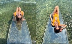 全透明SUP滑板水上運動水晶衝浪板