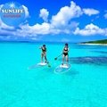 Full Transparent SUP Clear Stand Up Board Polycarbonate Plastic SUP Paddle Board