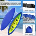 Universal Kayak Boat Canoe covers with adjustable straps for Storage