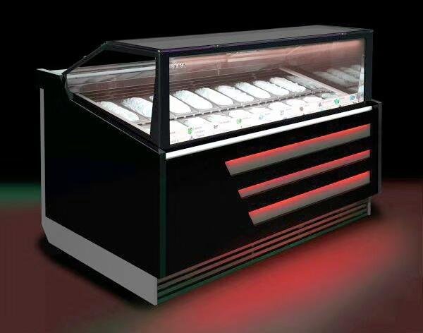 Gelato displays Ice cream display cabinet